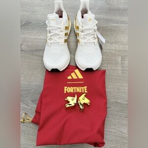 Adidas Ultra Boost 1.0 Fortnite Victory Crown White JQ0717 Size 11
